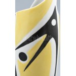 Zsolnay porcelán modern váza, tervező: Török János, kézzel festett, jelzett, kopásnyomokkal, apró mázhibákkal, m: 26...