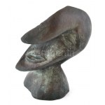 Gaál József (1960):Holdas fej 2004. Bronz, Jelzett. Számozott: I/VII. Reprodukálva: Gömör Béla: Kisplasztikai körkép...