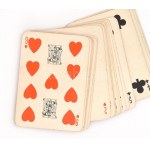 1898 Khanhoo Chinese card game. Kínai kártya paklik, játékleírással, eredeti dobozában, megkímélt állapotban ...