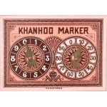 1898 Khanhoo Chinese card game. Kínai kártya paklik, játékleírással, eredeti dobozában, megkímélt állapotban ...