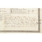 1839 Debreceni Református Kollégium bizonyítványa, aláírásokkal. Kerekes Ferenc matematikus, Kalós Mózes...