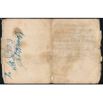 1919 Ógyalla (Hurbanovo/Stará Ďala), fényképes igazolójegy magántisztviselő részére (Legitimations-Karte)...