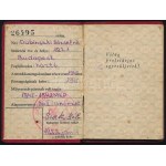 1953 MDP tagsági igazolvány Biszku Béla aláírásával