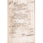 cca 1670 Groß Seelowitz - Židlochovice uradalom féléves számadása 50 beírt oldalon korabeli papírkötésben ...