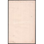 1896 Győrvármegye és Győr sz. kir. város főispánja, gróf Laszberg Rudolf (1848-1908) kézzel írt...