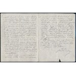 1912.XI.18., Rákosliget, Szabó Endre (1849-1924) költő, író, hírlapíró, műfordító, a Petőfi Társaság tagja...