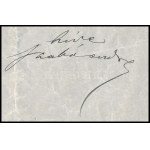1912.XI.18., Rákosliget, Szabó Endre (1849-1924) költő, író, hírlapíró, műfordító, a Petőfi Társaság tagja...