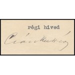 1939 Csánky Dénes (1885-1972) festőművész...