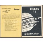 1973 Equicon '73 programfüzet, benne rengeteg Star Trek tematikájú írással, fotóval, 68+2 p. ...