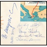 1980 Moszkvai olimpia FDC rajta Növényi Norbert, Varga Károly, Baczakó Péter, Balla József, Wladár Sándor...