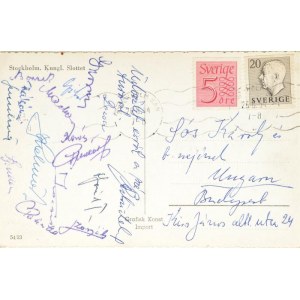 1954 A Honvéd labdarúgócsapatának tagjai, egyben Aranycsapat labdarúgók (Puskás, Lóránt, Kocsis, Bozsik, stb....