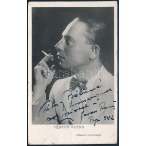 1942 Seress Rezső (1899-1968) zeneszerző, zongorista autográf dedikációja...