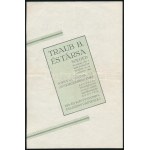 1935 Basilides Mária és Bartók Béla hangversenyének meghívója és műsora Bartók és Basilides autográf aláírásával ...