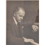 1939 Wilhelm Backhaus (1884-1969) világhírű német zongoraművész fotója (Fayer Wien...