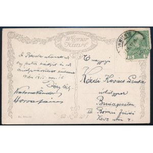 1915 Katona Nándor (1864-1932) festőművész, Déry Béla (1870-1932) festőművész...