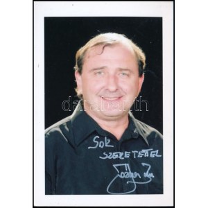 Józsa Imre (1954-2016) színész aláírása fotón