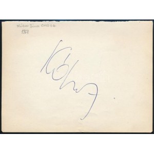 1967 Kóbor János (1943-2021) Kossuth- és Liszt Ferenc-díjas énekes...