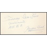William Harrison Jack Dempsey (1895-1983) amerikai profi bokszoló, nehézsúlyú világbajnok dedikált fotója papírlapon...