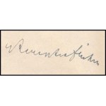 1942 Keresztes-Fischer Ferenc belügyminiszter által aláírt okirat