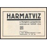 cca 1930-1940 Variete Alpesi Falu - Budapest Angolpartk, reklám prospektus, 10 sztl. lev.