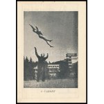 cca 1930-1940 Variete Alpesi Falu - Budapest Angolpartk, reklám prospektus, 10 sztl. lev.