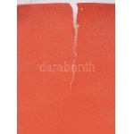 cca 1930 Gottschlig likőr reklám plakát terv, akvarell, papír, 39x26 cm, Galambos Margit (?-?) jelzett munkája ...