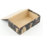 cca 1940 Stühmer csokoládés doboz, tervezte Kaeszné Lukáts Kató. 16x9x5 cm Kissé kopott