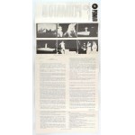 1980 Hajas Tibor (1946-1980) performanszait bemutató, illusztrált lengyel leporelló nyomtatvány, 5 db képpel...