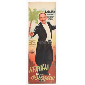 Afrikai vőlegény, 1944. Moziplakát (filmplakát, rácsplakát). Latabár Kálmán, Vaszary Piri...