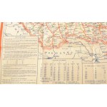 1936 1936-os naptár, rajta Csehszlovákia térképével, cseh nyelven, hajtott, két kis lyukkal, kis szakadásokkal...