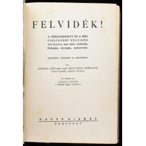 Cholnoky Jenő, Mécs László, Benda Jenő, Rády Elemér, Juhász Vilmos: Felvidék...