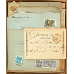~200 vegyes minőségű régi magyar küldemény / ~200 mixed quality old covers, postcards