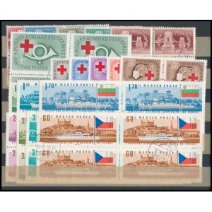 1949-1967 5 db klf sor 4-es tömbökben, Lánchíd, Ötéves terv, Olimpia Helsinki, Postáskórház, Duna Bizottság (18.000...