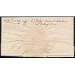 1831 Komplett kolera levél Budáról Pápára / Complete cholera cover from Buda to Pápa
