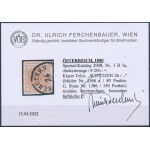 1850 1kr HP type Ia. sötét narancs, szép szélekkel / dark orange, nice margins SCHÜTZEN. Certificate...