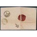 1861 5kr elfogazva levélen / with shifted perforation on cover TOLNA - Kalocsa