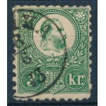 1871 Réznyomat 3kr a hátoldalon eltolódott fordított ívszínátnyomat ...