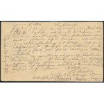 1884 aug. 24. Tengeri posta tarifa (Sea port tarif) 5kr UPU válaszos levelezőlap főlapja 3kr kiegészítéssel...