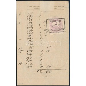 1896.szept.15. Postatakarék csekk befizetési lap 2kr bérmentesítéssel M.KIR.POSTATAKARÁKPÉNZTÁR / FŐPÉNZTÁR...