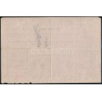 1915 Futott állami távirat katonai cenzúrával, a legritkább távirat típus a Turul korban ...