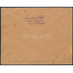 Debrecen I. 1919 Helyi levél Arató 2f négyestömb bérmentesítéssel, elcsúszott, fordított felülnyomással! ...
