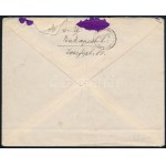 1931 Zeppelin levél zöld alkalmi bélyegzéssel / Zeppelin cover with green special cancellation