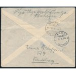 1933 Cserkész sor légi levélen Svédországba GÖDÖLLŐ / IV. JAMBOREE / Mi 511...