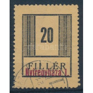 Nyíregyháza II. 1945 20f Certificate: Leitold