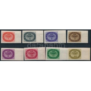 1946 Milliós ívszéli vágott sor (20.000) / Mi 897-904 imperforate margin set