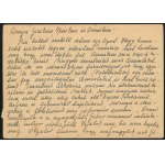 1945 (1. díjszabás) 18f díjjegyes helyi levelezőlap 2 db portó bélyeggel / Local PS...