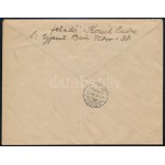 1946 (16. díjszabás) Ajánlott levél 3 klf Lovasfutár bélyeggel / Registered cover with Mi 889, 890...