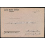 1946 (27. díjszabás) Levél 50 ezer AP 8-as tömbbel bérmentesítve / Mi 936 block of 8 on cover