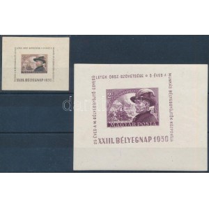 1950 Bélyegnap (23.) - Bem blokk jelentős képeltolódással / block Mi 19 with shifted print