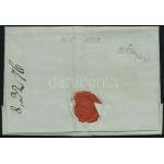 1828 Portós levél / Unpaid cover gR: / TAPOLTSAN - Felső Buda